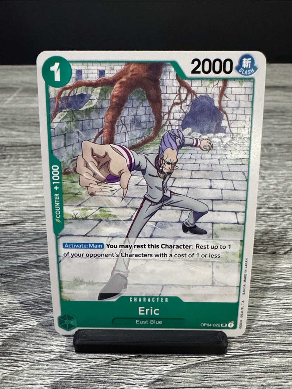 One Piece | Kingdoms of Intrigue: Eric (OP04-022) - Collectible Trading Card